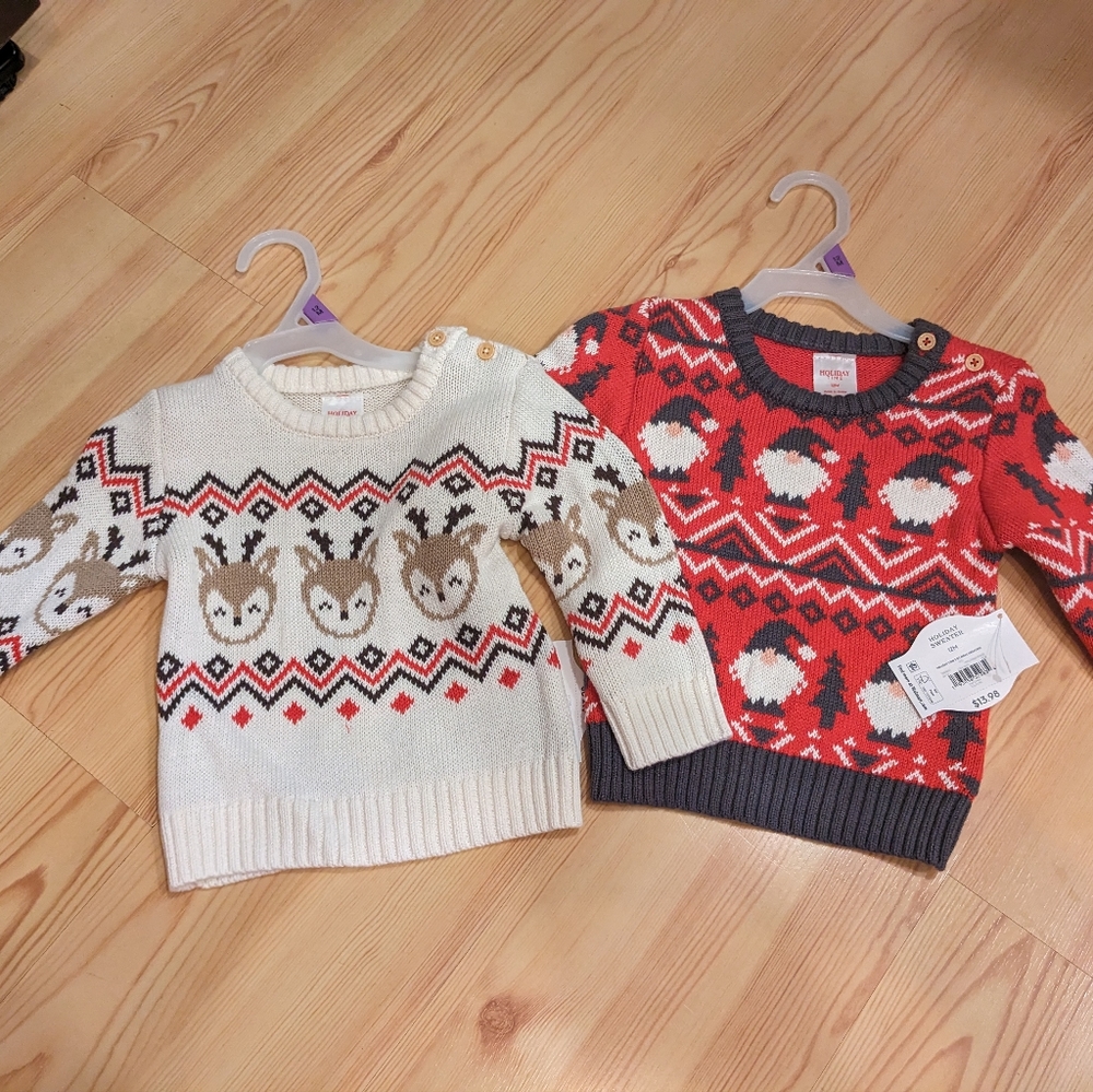 *NWT* 12 Month Christmas Sweaters Walmart